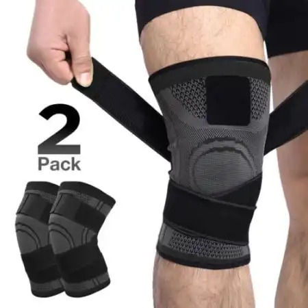 X Black (2 পায়ের ) Knee Pain Reducer Knee pad